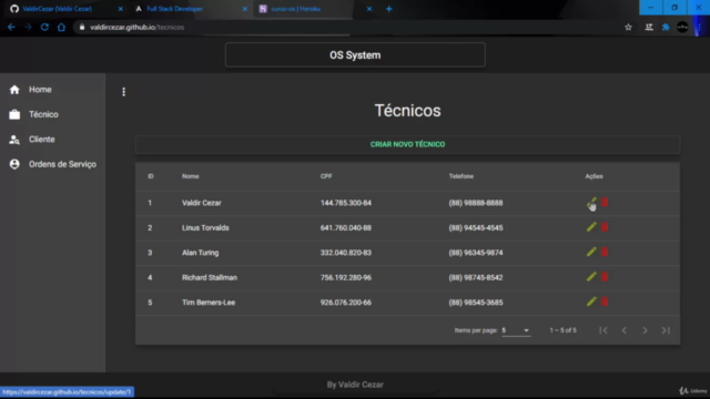 Curso Full Stack Developer – Screenshot 3