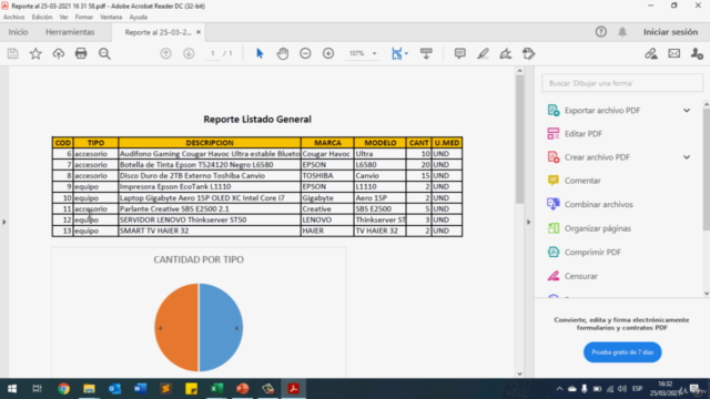 CRUD VBA + SQL Server + Reporte PDF – Screenshot 4
