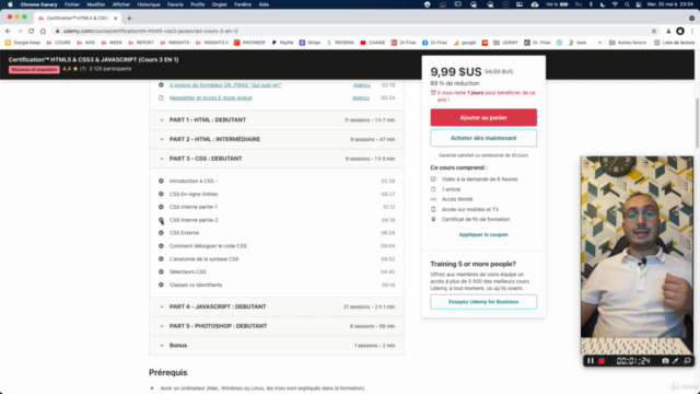 Certification HTML5 & CSS3 & JAVASCRIPT (Cours 3 EN 1) - Screenshot_03