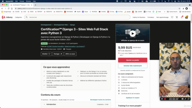 Certification Django 3 - Sites Web Full Stack avec Python 3 - Screenshot_01