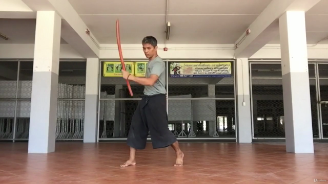 Single Sword level 1 in Krabikrabong martial art of Thailand – Screenshot 2