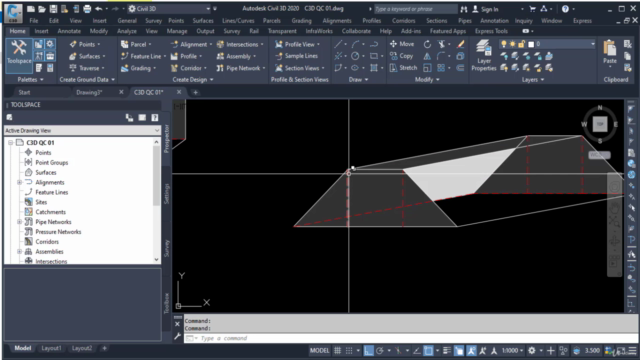 فلسفة حساب الكميات على برنامج Civil 3D – Screenshot 1