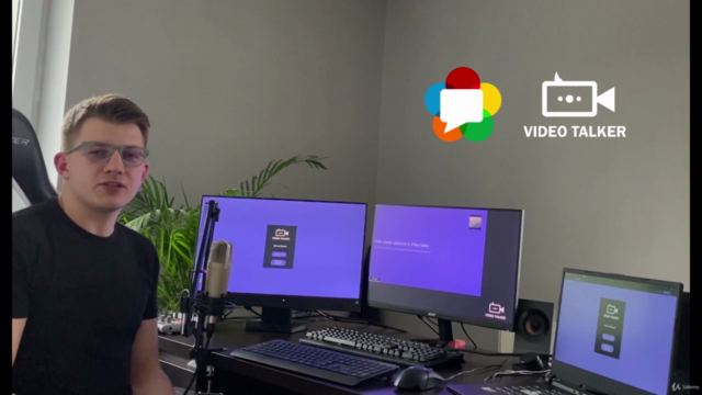 WebRTC Practical Course. Build Video Chat With React – Screenshot 1