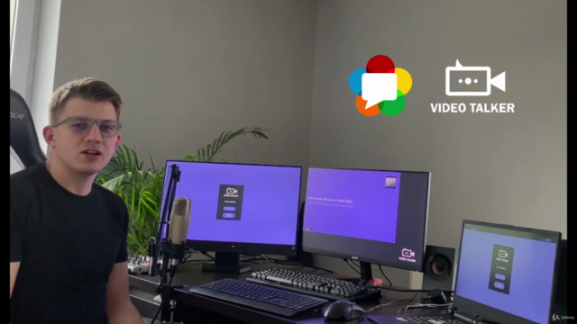 WebRTC Practical Course. Build Video Chat With React – Screenshot 4