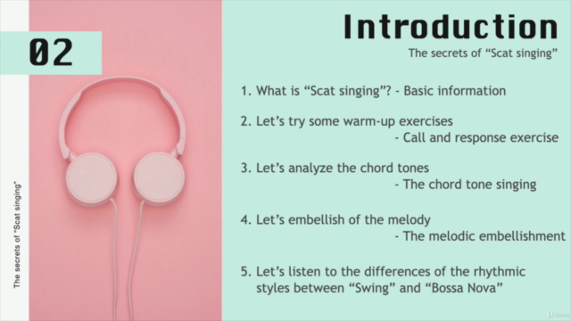 Let's try scat singing -Jazz vocal improvisation for singers – Screenshot 1