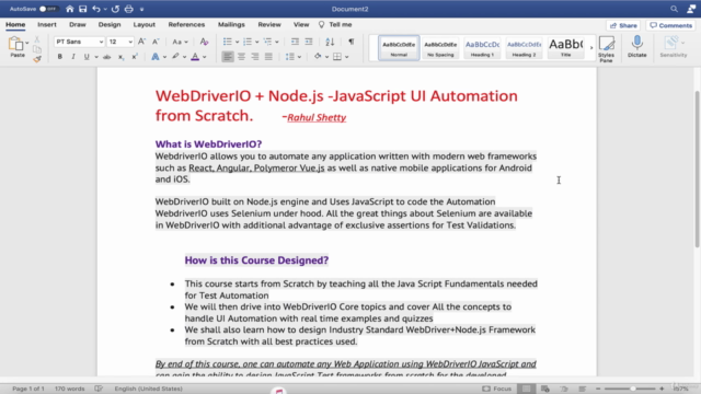 WebDriverIO + Node.js -JavaScript UI Automation from Scratch – Screenshot 3