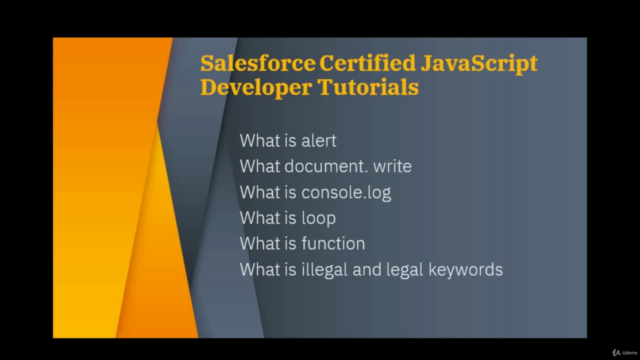 Salesforce Certified JavaScript Developer Exams Tutorials – Screenshot 1