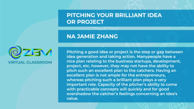Pitching Your Brilliant Idea Or Project – Screenshot 4