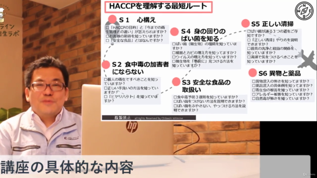 令和3年6月リニューアル!【HACCP教育】スタッフのHACCP入門(小テスト付き)はじめの一歩 – Screenshot 2