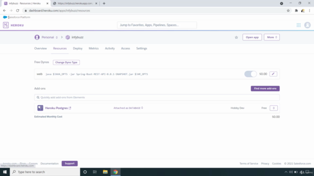 Deploy Spring Boot App with PostgreSQL On Heroku For FREE – Screenshot 1
