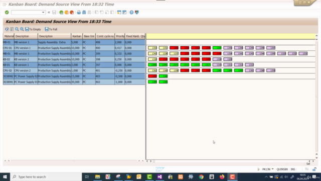 SAP Computerized KANBAN – Screenshot 2