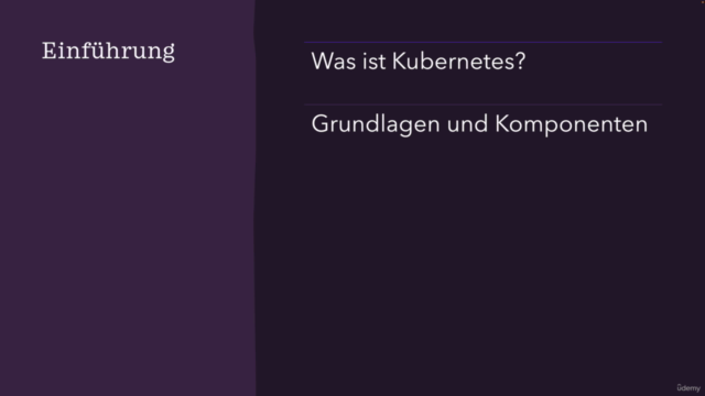 Einstieg in Kubernetes – Screenshot 2