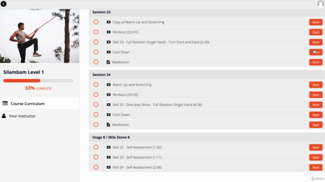 Silambam & Kalari : learn Ancient Indian Bo Staff in 24 days – Screenshot 3