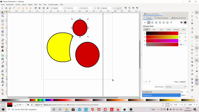 Inkscape Meisterkurs das kostenlose Grafikdesignprogramm – Screenshot 3