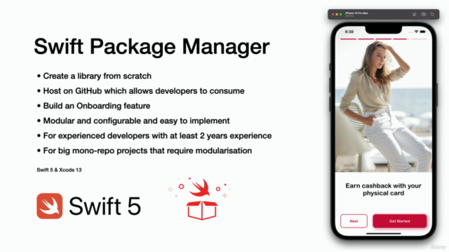 iOS 15 & Swift 5: Build a library with Swift Package Manager – Screenshot 1
