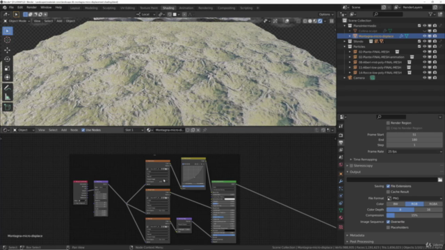 Realizzare paesaggi virtuali in Blender – Screenshot 1