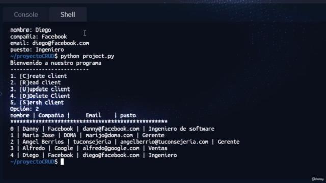 Curso Práctico de Python: Crea un CRUD Completo desde Cero – Screenshot 3