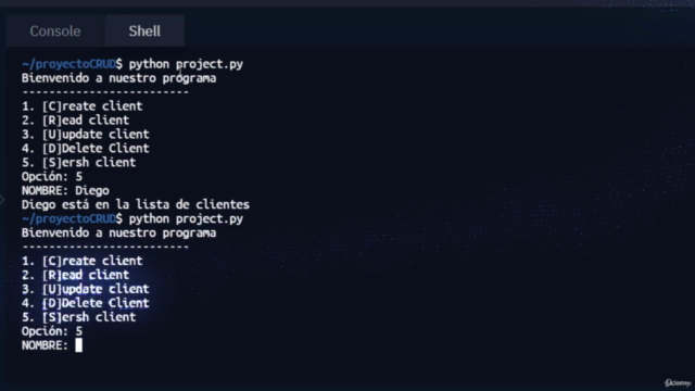 Curso Práctico de Python: Crea un CRUD Completo desde Cero – Screenshot 4