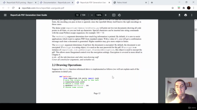 Python ReportLab from Beginner to Winner – Screenshot 2