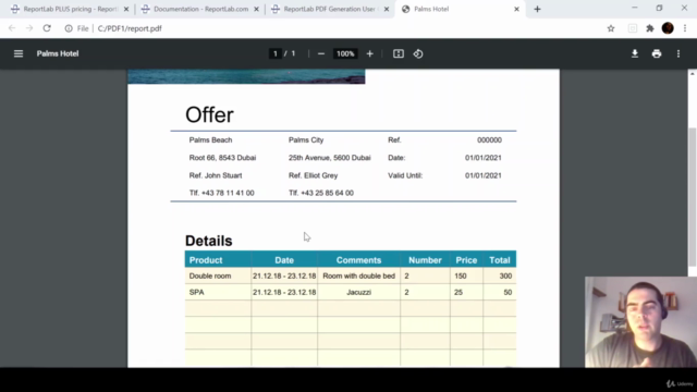 Python ReportLab from Beginner to Winner – Screenshot 3