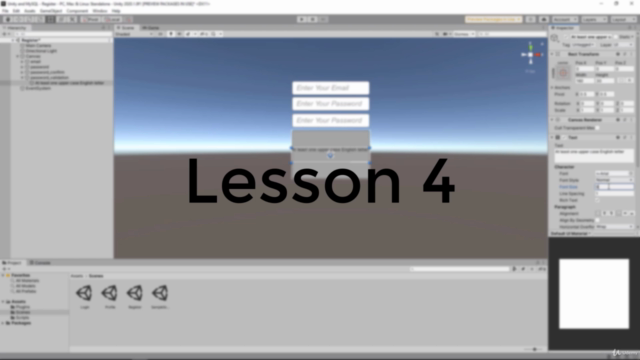 Unity and MySQL Connection – Screenshot 4