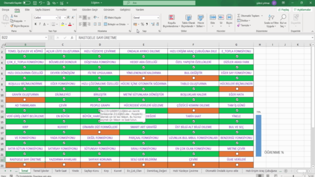 Excel ile Harikalar Eğitimi – Screenshot 3