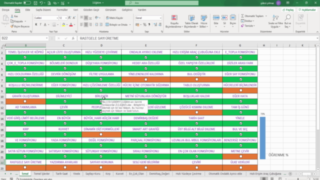 Excel ile Harikalar Eğitimi – Screenshot 4