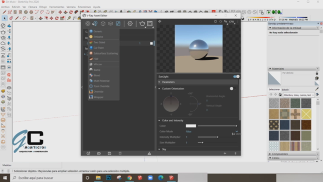 Sketchup 2020 + vray 5 – Screenshot 1