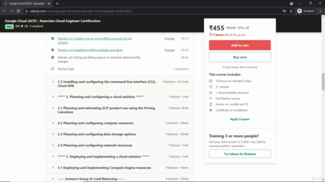 GCP Associate Cloud Engineer Certification : Google Cloud – Screenshot 2