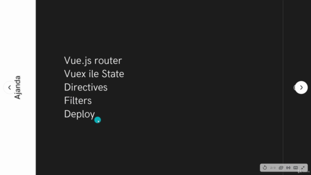 Vue.js Temelleri – Screenshot 3