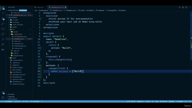 Vue Masterclass (Covers Vue 2 and 3) – Screenshot 2