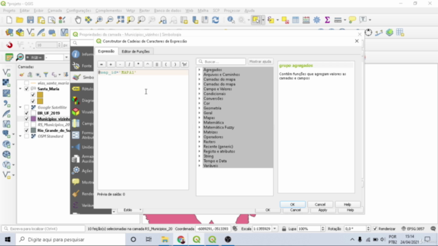 QGIS - Usando o layout de impressão – Screenshot 3