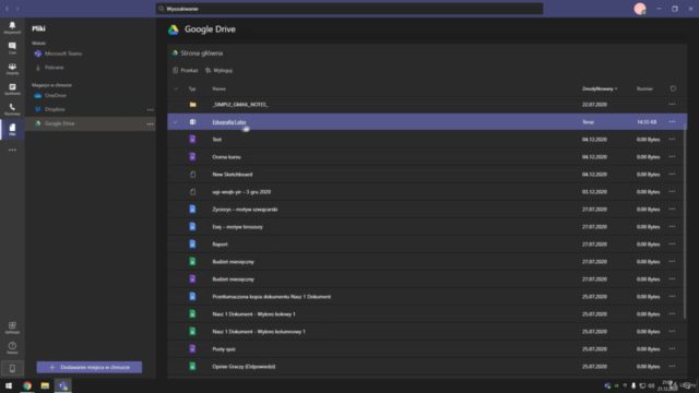 Kurs Microsoft Teams od podstaw – Screenshot 3