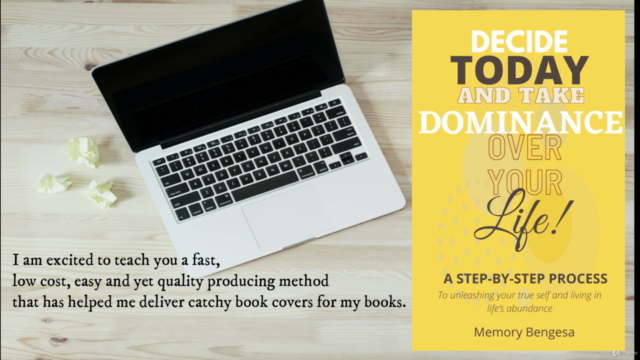 How to Design a Kindle EBook Cover – Screenshot 2