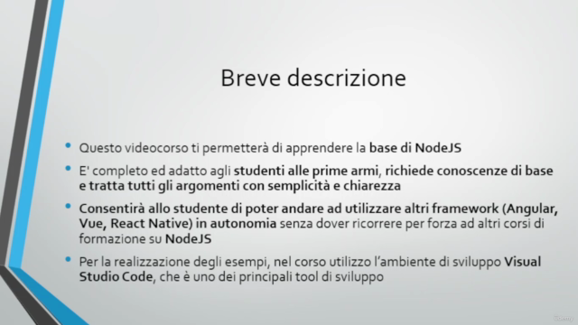 Corso Node.js - Screenshot_01