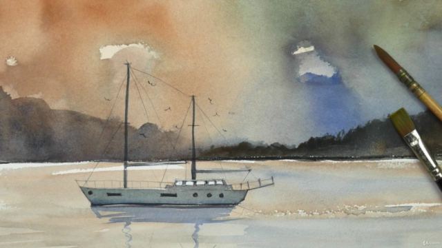 ALL ABOUT BOATS ! PAINT IN WATERCOLOUR - FOR BEGINNERS – Screenshot 2