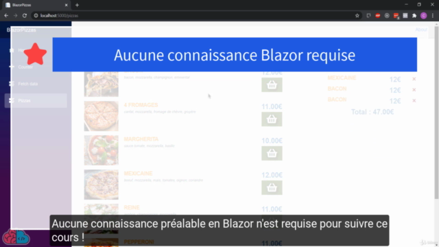 Des sites webs dynamiques avec Blazor Server en C# et .NET – Screenshot 3