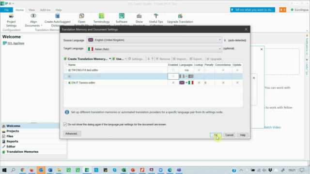 Trados Studio 2024 Intermediate Training Localisation – Screenshot 2