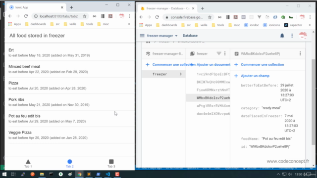 Ionic 5 par la pratique – Screenshot 3