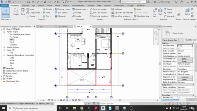 Steel frame casa de 2 pavimentos – Screenshot 3
