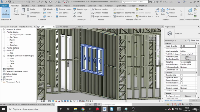 Steel frame casa de 2 pavimentos – Screenshot 4