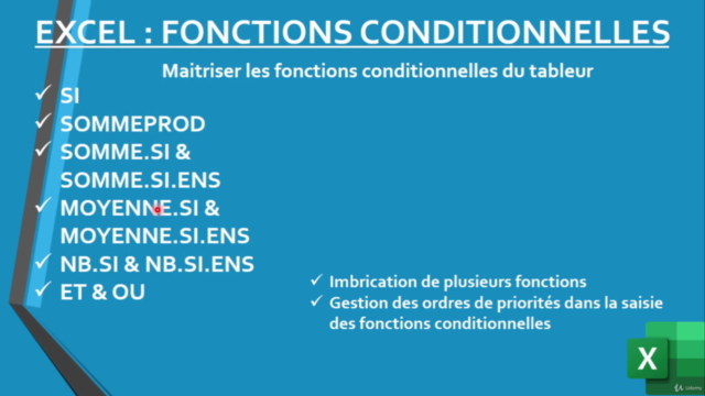 Excel : Maîtriser les formules conditionnelles – Screenshot 1