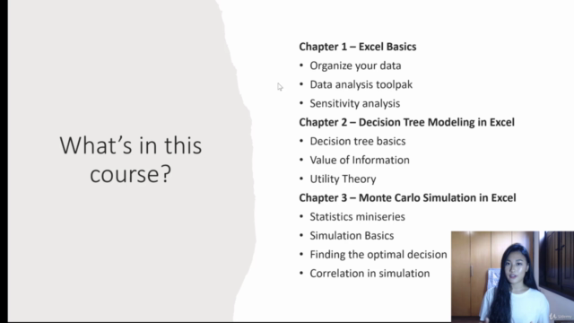 Decision Modeling and Risk Analysis with Excel – Screenshot 2