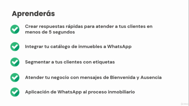 WhatsApp Business para Bienes Raíces – Screenshot 3