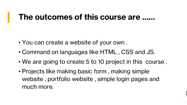 web development course (Frontend development) – Screenshot 2