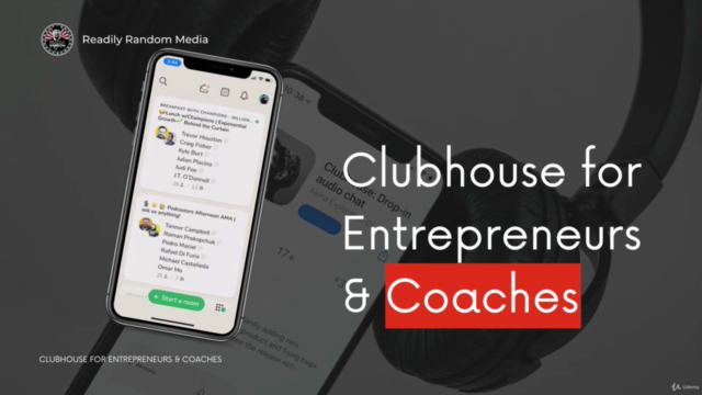 Clubhouse for Entrepreneurs and Life Coaches – Screenshot 3