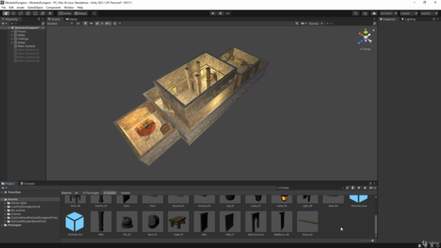 Create a modular dungeon in Unity - Screenshot_01