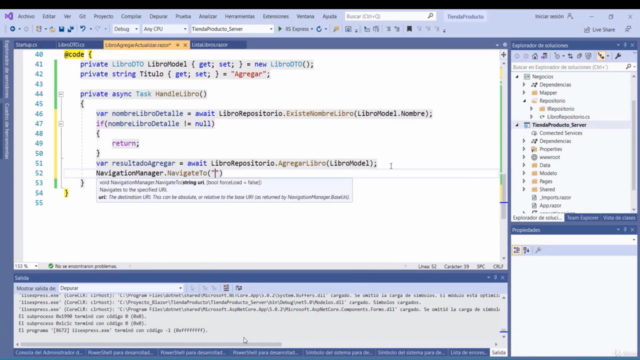 Master Blazor y ASP.NET Core 5 – Screenshot 1