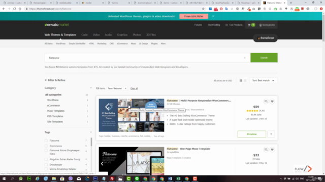 สร้าง Website ด้วย WordPress โดยใช้ Theme Flatsome – Screenshot 1