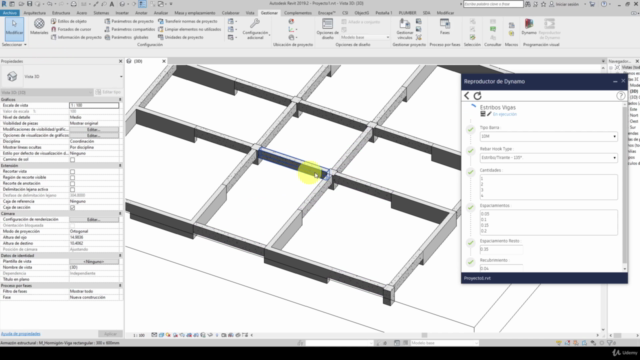 Script Dynamo: Armadura Estribos en Vigas – Screenshot 4